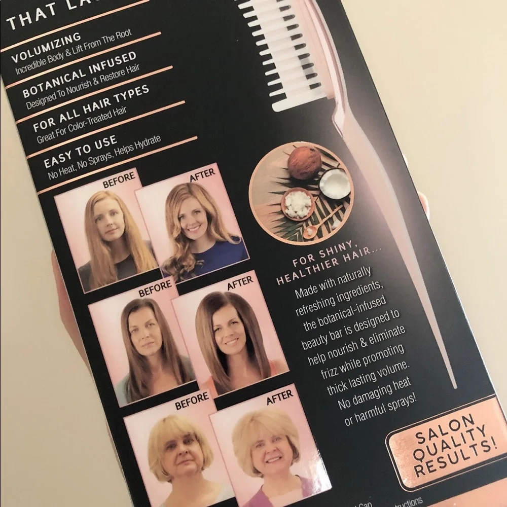 Stunning Volume Styler Volumizing Hair Brush  Salon Quality Results  New